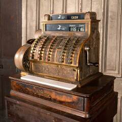 #53807 - Antique&nbsp;Store&nbsp;Counter&nbsp;National&nbsp;Cash&nbsp;Register image