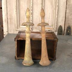 #53820 - Set&nbsp;of&nbsp;2&nbsp;Turned&nbsp;Wood&nbsp;Furniture&nbsp;Finials&nbsp;image