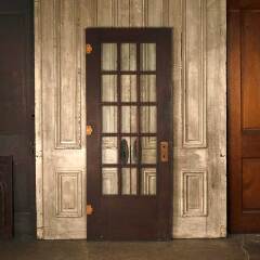 #53899 - 32x80&nbsp;Antique&nbsp;15&nbsp;Lite&nbsp;French&nbsp;Entry&nbsp;Door&nbsp;image