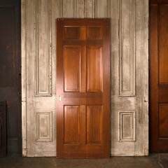 #53901 - 30x78&nbsp;Vintage&nbsp;6&nbsp;Panel&nbsp;Pine&nbsp;Pocket&nbsp;Door&nbsp;image