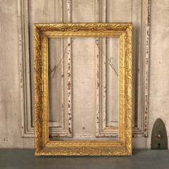 #53968 - 17x23&nbsp;Antique&nbsp;Wood&nbsp;&&nbsp;Gesso&nbsp;Picture&nbsp;Frame&nbsp;image