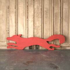 #54083 - Painted&nbsp;Wood&nbsp;Fox&nbsp;Silhouette&nbsp;Wall&nbsp;Hanging&nbsp;image