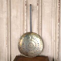#54349 - 11x23&nbsp;Antique&nbsp;Metal&nbsp;Ladle&nbsp;Strainer&nbsp;image