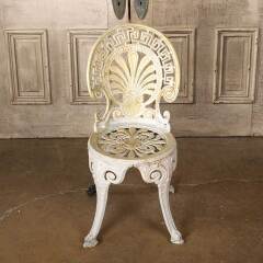 #54423 - Vintage&nbsp;Cast&nbsp;Aluminum&nbsp;Garden&nbsp;Patio&nbsp;Chair&nbsp;image