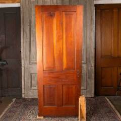 #54549 - 31x79&nbsp;Antique&nbsp;4&nbsp;Panel&nbsp;Wood&nbsp;Interior&nbsp;Door&nbsp;image