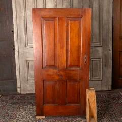 #54558 - 30x59&nbsp;Antique&nbsp;4&nbsp;Panel&nbsp;Wood&nbsp;Interior&nbsp;Door&nbsp;image