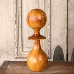#54616 - 4x11&nbsp;Antique&nbsp;Turned&nbsp;Wood&nbsp;Finial&nbsp;image