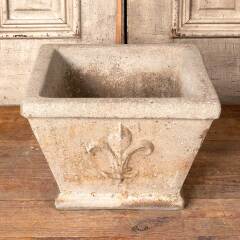 #54649 - 14x14&nbsp;Cast&nbsp;Concrete&nbsp;Garden&nbsp;Urn&nbsp;Planter&nbsp;image