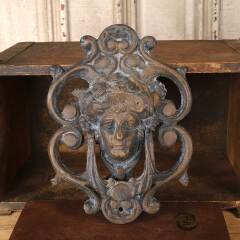 #54732 - 7x10&nbsp;Vintage&nbsp;Cast&nbsp;Metal&nbsp;Figural&nbsp;Door&nbsp;Knocker&nbsp;image