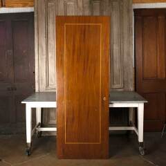 #54883 - 30x81&nbsp;Antique&nbsp;Interior&nbsp;Slab&nbsp;Door&nbsp;w/&nbsp;Inlay&nbsp;image