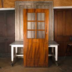 #54885 - 36x84&nbsp;Antique&nbsp;Wood&nbsp;6&nbsp;Lite&nbsp;Classroom&nbsp;Door&nbsp;image