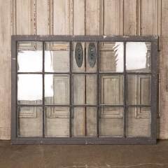 #54901 - 55x41&nbsp;Antique&nbsp;Divided&nbsp;15&nbsp;Lite&nbsp;Wood&nbsp;Window&nbsp;image