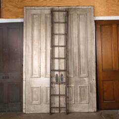 #54947 - 17x105&nbsp;Antique&nbsp;9&nbsp;Rung&nbsp;Wood&nbsp;Ladder&nbsp;image