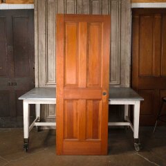 #55170 - 30x80&nbsp;Salvaged&nbsp;4&nbsp;Panel&nbsp;Wood&nbsp;Interior&nbsp;Door&nbsp;image