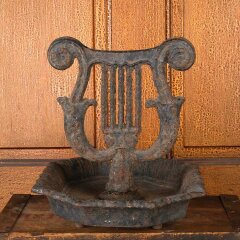 #55802 - Antique&nbsp;Cast&nbsp;Iron&nbsp;Boot&nbsp;Scraper&nbsp;&&nbsp;Pan&nbsp;image