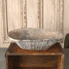 #55846 - Salvaged&nbsp;Antique&nbsp;Lead&nbsp;Garden&nbsp;Statue&nbsp;Bowl&nbsp;image
