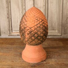 #55848 - 10x18&nbsp;Terra&nbsp;Cotta&nbsp;Pineapple&nbsp;Garden&nbsp;Ornament&nbsp;image
