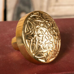 #6895 - Antique&nbsp;Lockwood&nbsp;Single&nbsp;Bronze&nbsp;Doorknob&nbsp;image