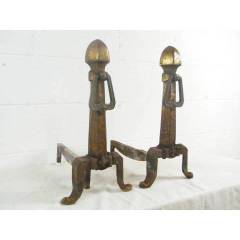 #8914 - Arts&nbsp;&&nbsp;Crafts&nbsp;Fireplace&nbsp;Andirons&nbsp;image