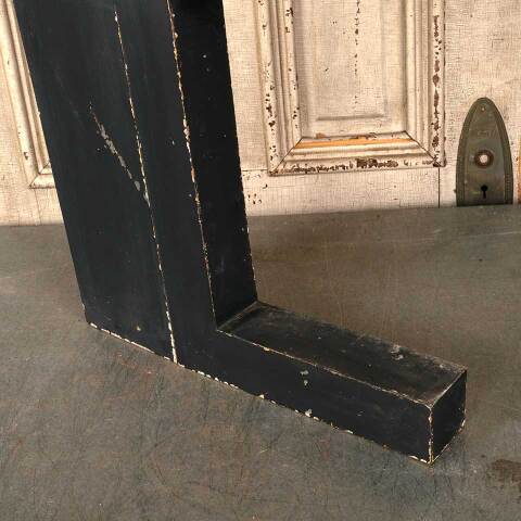 #11095 Salvaged Vintage Metal Building Sign Letter E image 5