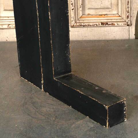 #11098 Salvaged Vintage Metal Building Sign Letter E image 5