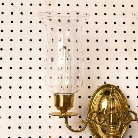 #11518 Brass Oil Candle Wall Sconces image 4