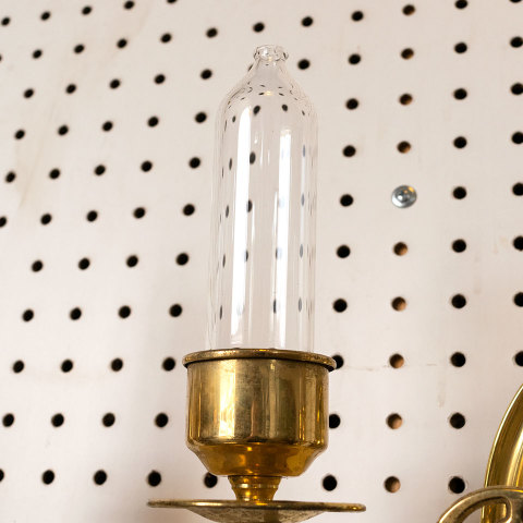 #11518 Brass Oil Candle Wall Sconces image 8