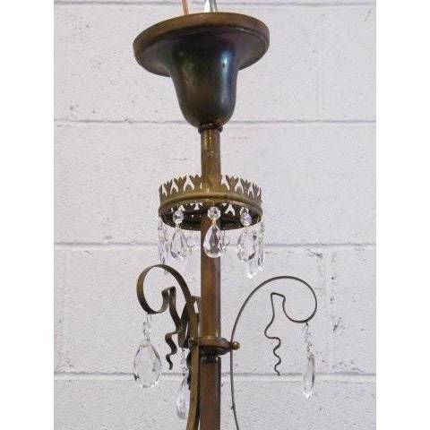 #12448 Antique Brass 6-Arm Chandelier image 2