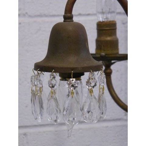 #12448 Antique Brass 6-Arm Chandelier image 4