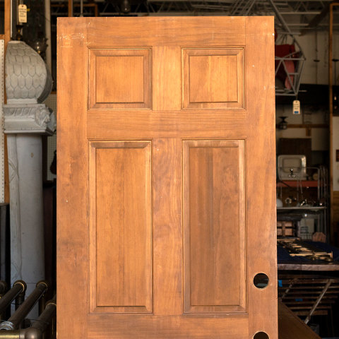#12859 30x80 6 Panel Pine Interior Door image 2