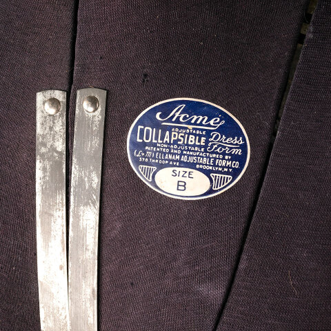 #13194 Antique Acme Collapsible Dress Form Size B image 4