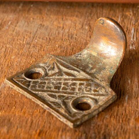 #13377 Antique Victorian Window Finger Sash Lift image 3