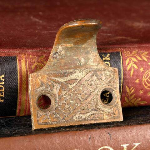 #13377 Antique Victorian Window Finger Sash Lift image 4