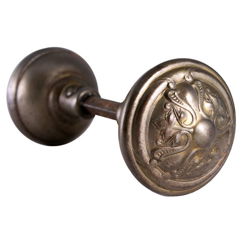 #13477 Antique Reading Crofton Doorknobs image 2