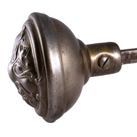 #13477 Antique Reading Crofton Doorknobs image 4