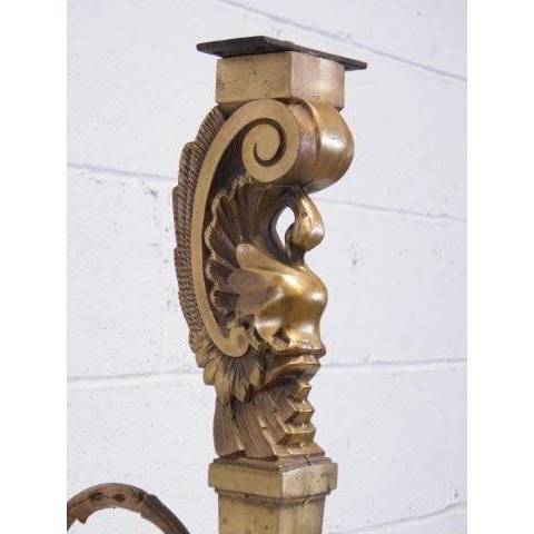 #13934 Brass Swan Table Leg image 3