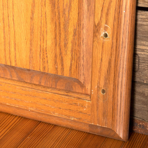 #14450 Salvaged Oak Cabinet Door image 2