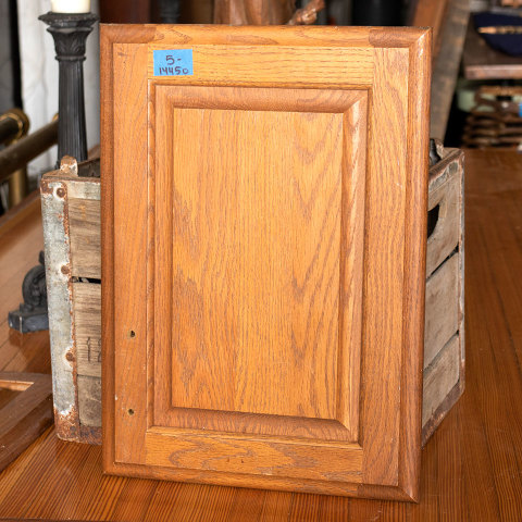 #14450 Salvaged Oak Cabinet Door image 4