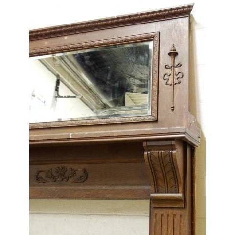 #14556 Salvaged Wood Fireplace Mantel image 3