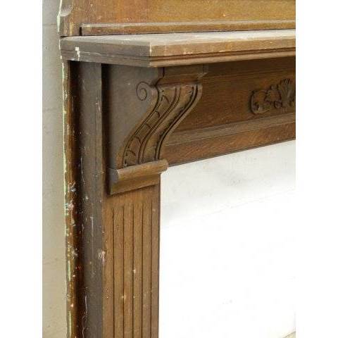 #14556 Salvaged Wood Fireplace Mantel image 5