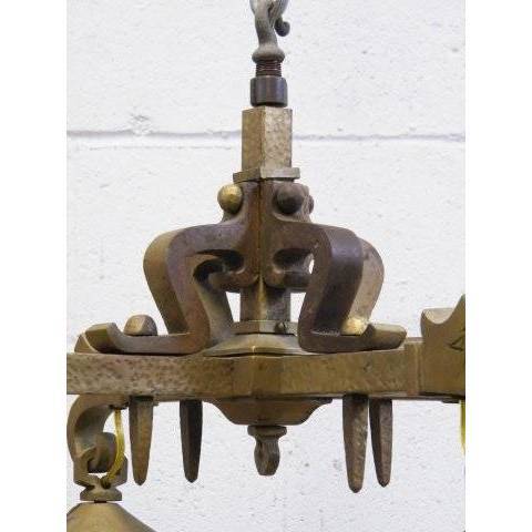 #14796 Vintage Arts & Crafts Chandelier image 2
