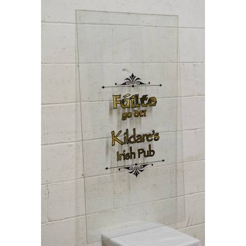 #15291 KILDARE'S Glass Door Panel image 2