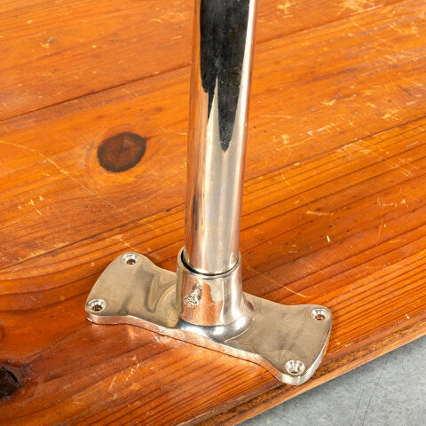 #15341 Chrome Shower Curtain / Drapery Rod image 5