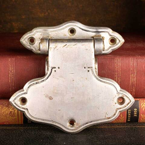 #15510 Antique Nickel Ice Box Door Hinge Hardware image 4