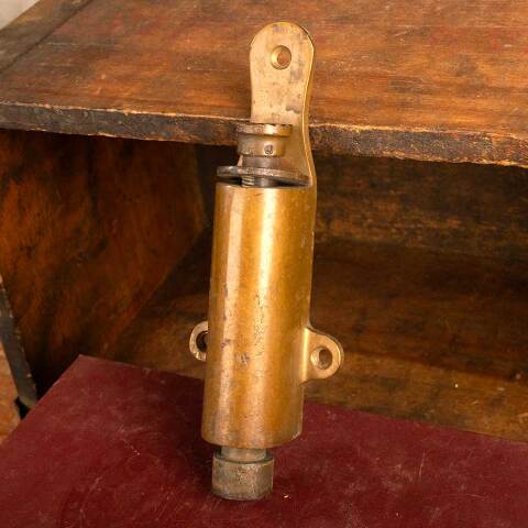 #15591 Antique Brass Doorstop Door Hardware image 2