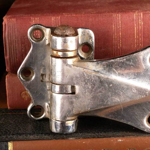 #15831 Chrome Ice Box Door Hinge Hardware image 4