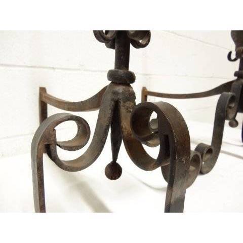 #17379 JAN BARBOGLIO Fireplace Andirons image 3