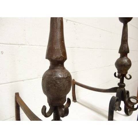 #17379 JAN BARBOGLIO Fireplace Andirons image 4