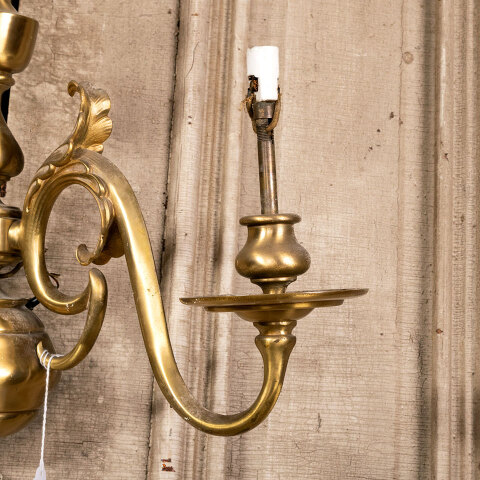 #17395 Antique Brass Wall Sconce Light Fixture image 8