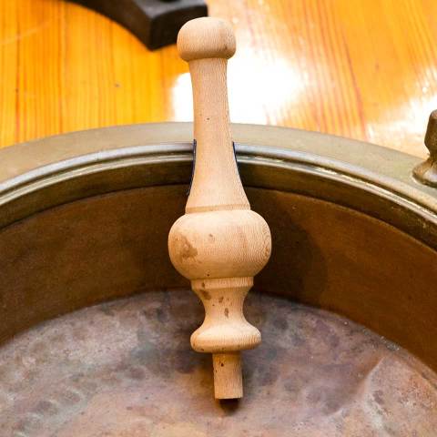 #17698 Turned Wood Finial image 2